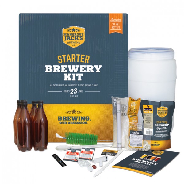 Mangrove Jack's Starter Brewery Kit with Bottles UBREW4U