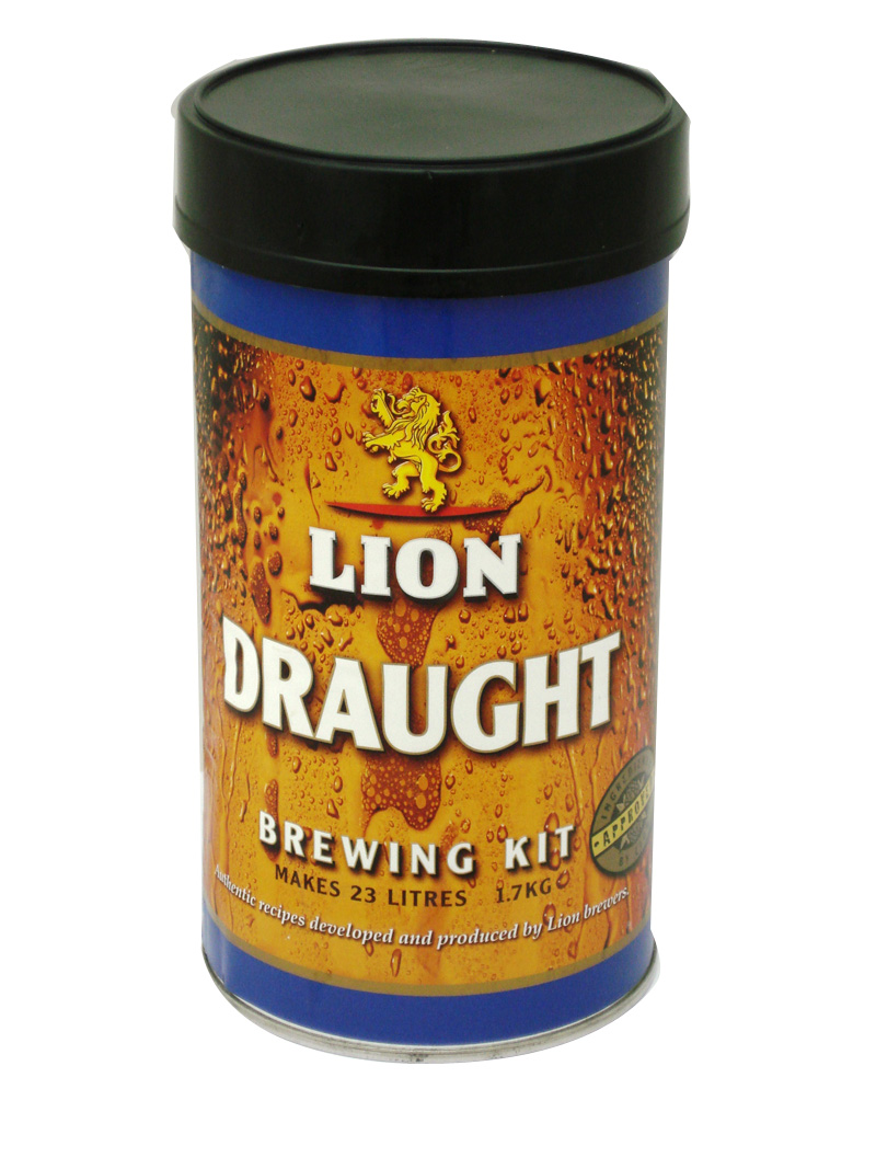 Lion Draught Beerkit 1.7kg UBREW4U
