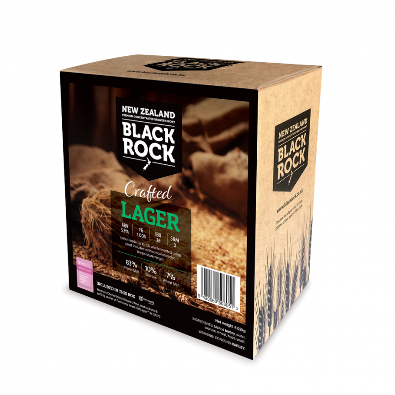 Black Rock Crafted Lager (Bag in Box) UBREW4U