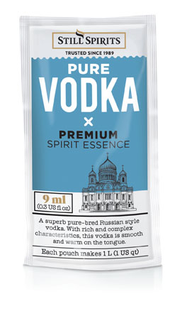 Still Spirits Pure Vodka 1L Sachet UBREW4U