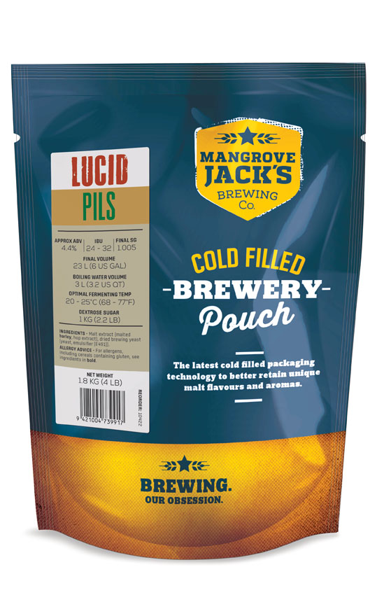 MJ Traditional Lucid Pils Pouch - 1.8kg (Pils Pouch) UBREW4U