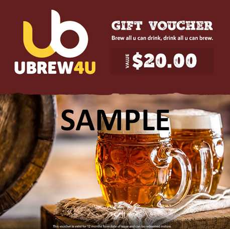 Gift Voucher UBREW4U