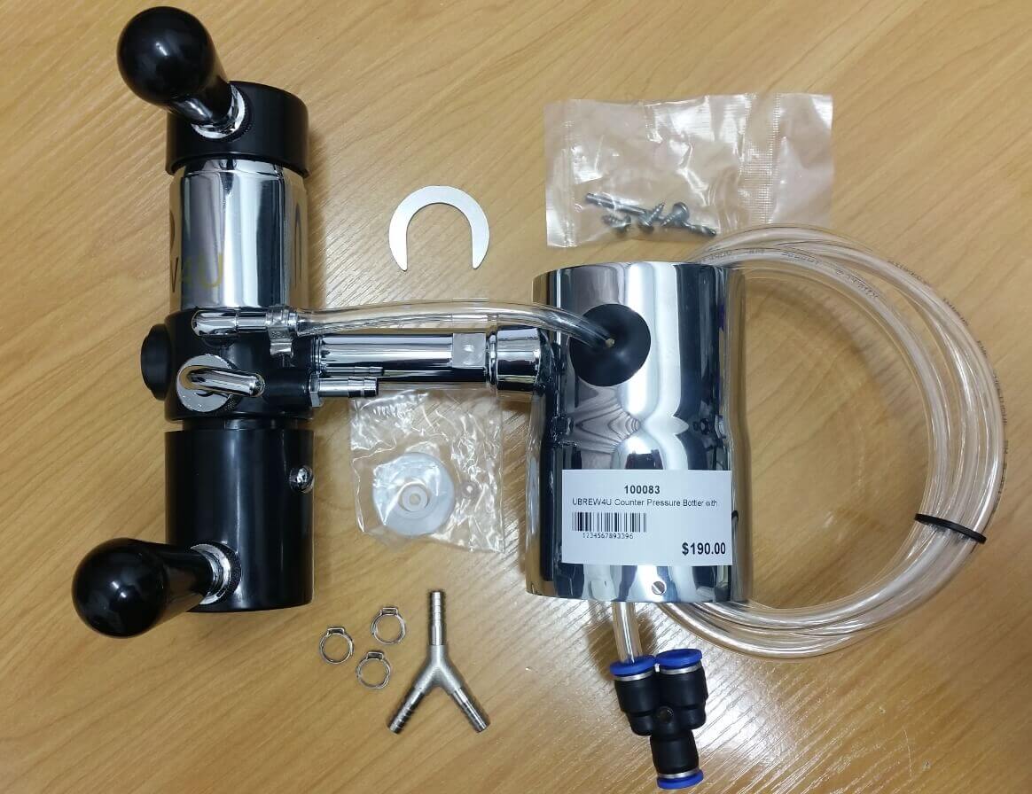 UBREW4U Counter Pressure Bottler Spacer Associated Products