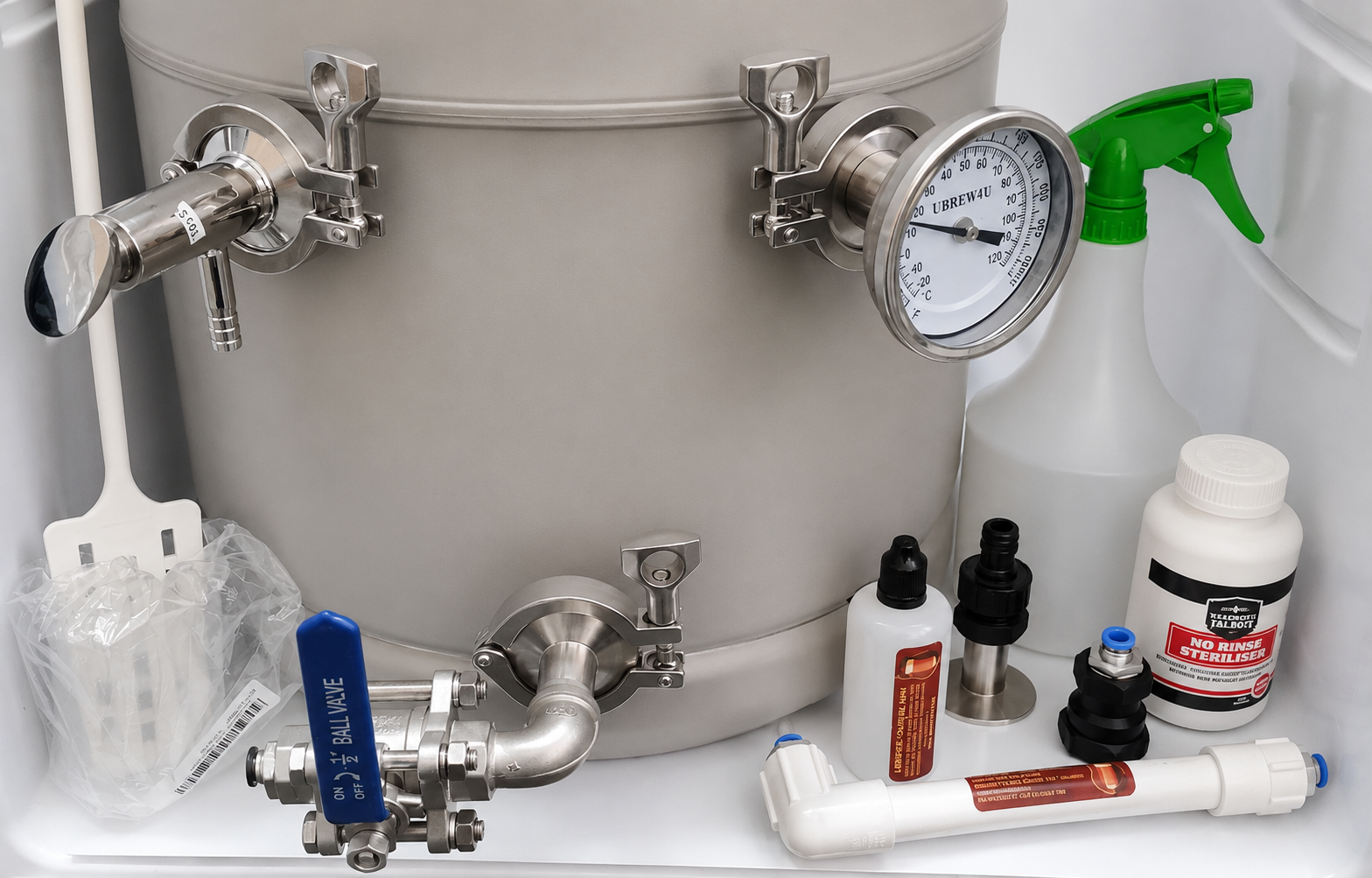 UBREW4U Kegerator 50L Pressure Brewing System Complete