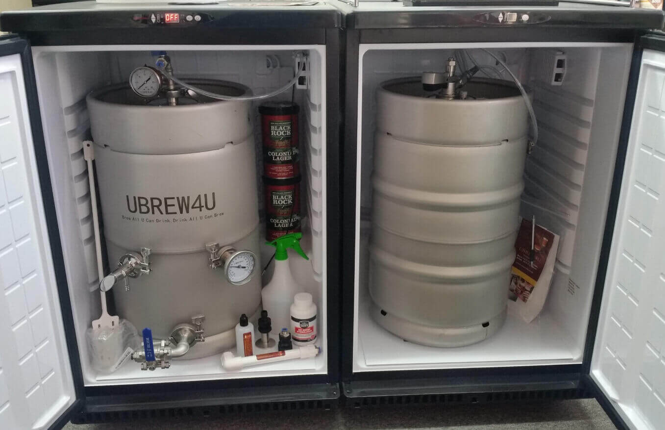 UBREW4U Kegerator 50L Pressure Brewing System Associated Products