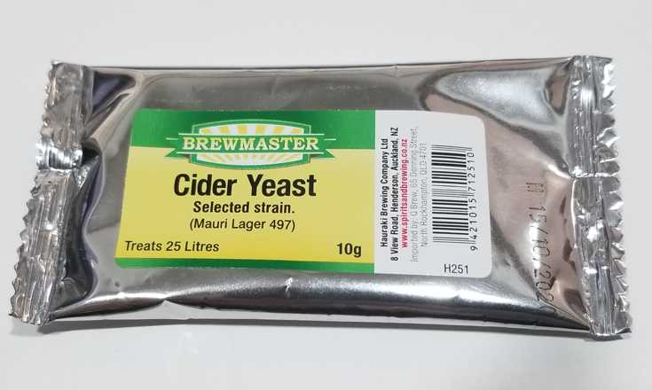 Brewmaster Cider Yeast UBREW4U