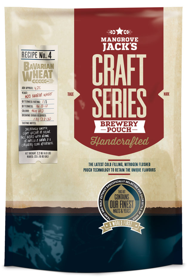 Mangrove Jack's Craft Series Bavarian Wheat Pouch - 2.2kg UBREW4U