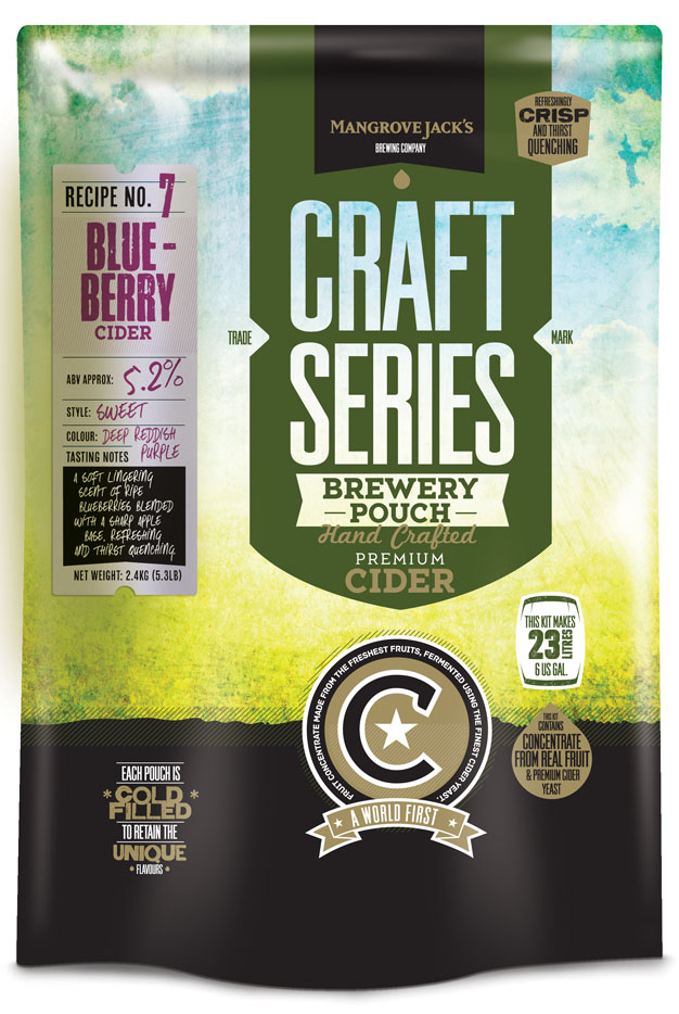 Mangrove Jack's CS Blueberry Cider - 2.4kg UBREW4U