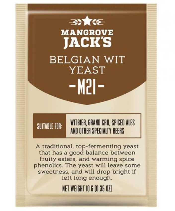 Mangrove Jack's CS Yeast M21 Belgian Wit (10g) UBREW4U