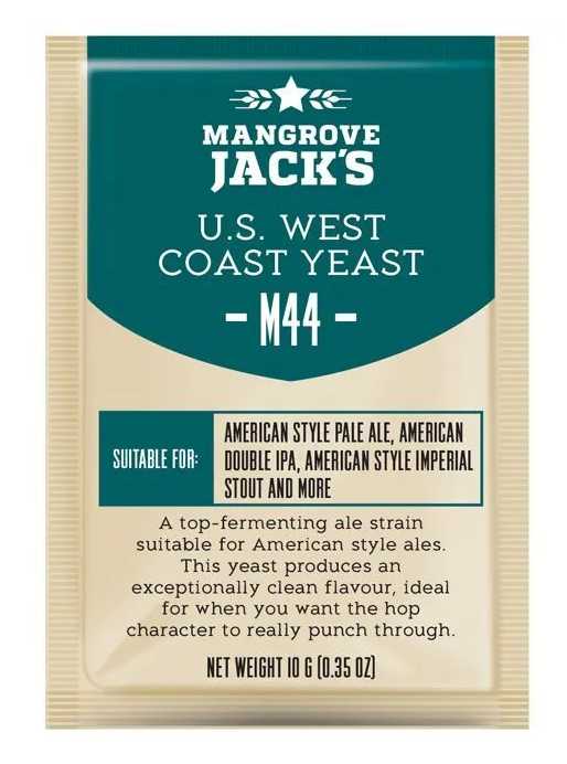 Mangrove Jack's CS Yeast M44 US West Coast (10g) UBREW4U
