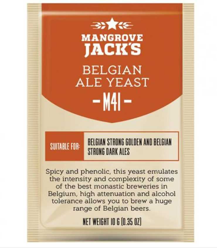Mangrove Jack's CS Yeast M41 Belgian Ale (10g) UBREW4U