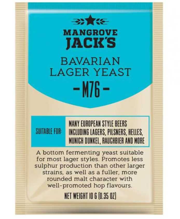 Mangrove Jack's CS Yeast M76 Bavarian Lager (10g) UBREW4U