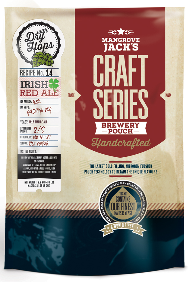 Mangrove Jack's Craft Series Irish Red Ale UBREW4U