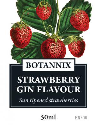 Botannix Stawberry Gin Flavour 50ml UBREW4U