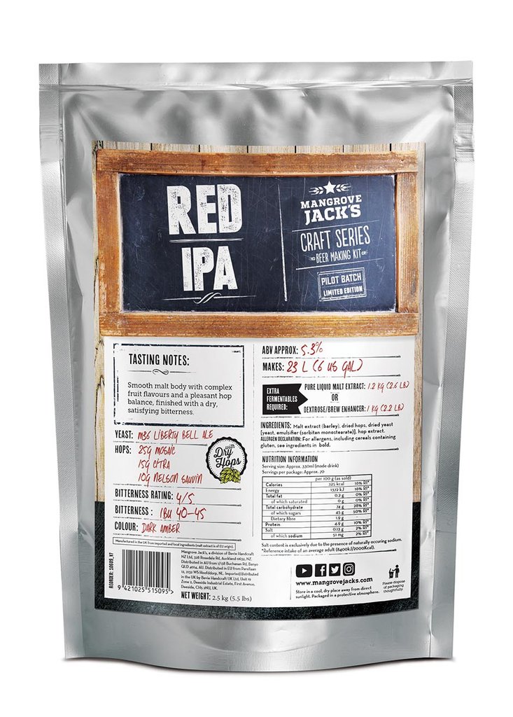 Mangrove Jack's Craft Series Red IPA (LE) UBREW4U