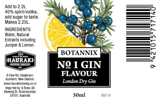 Botannix No1 Gin 50ml UBREW4U