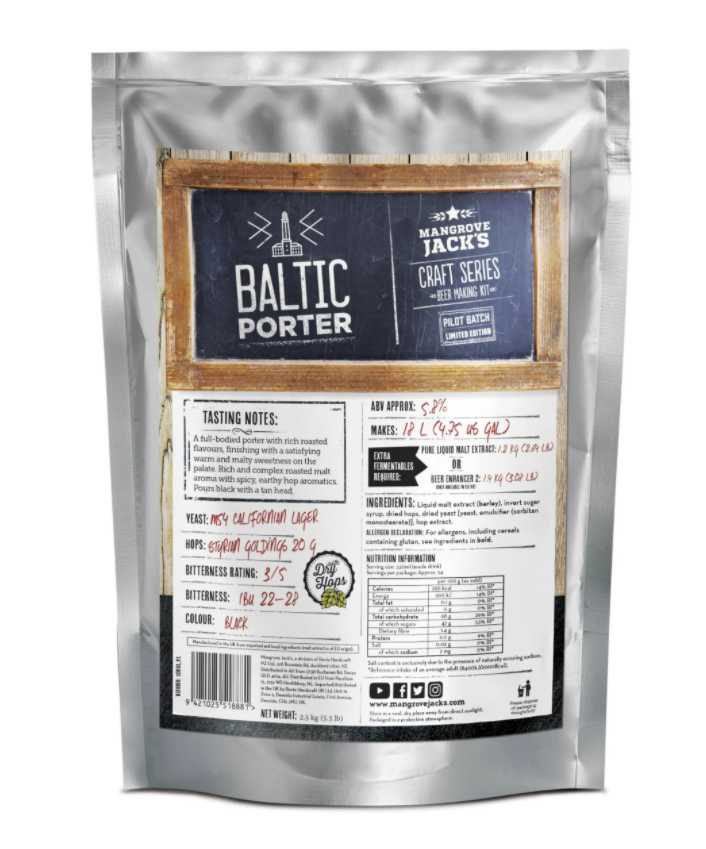 Mangrove Jack's Craft Series Baltic Porter UBREW4U