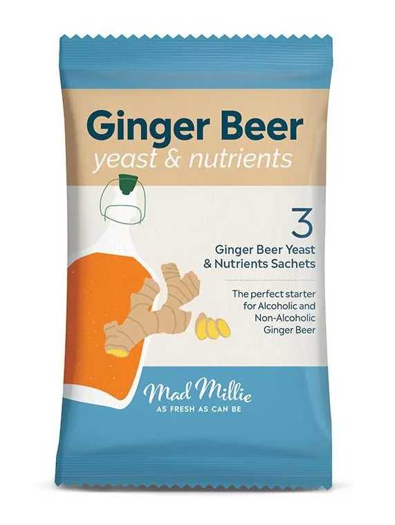 Mad Millie Gingr Beer Yeast 3 Pack UBREW4U
