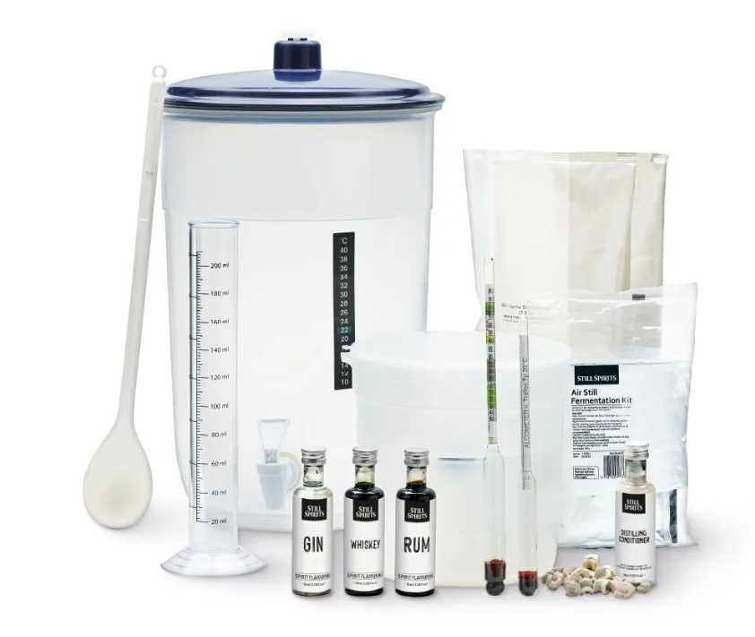 SS Air Still Essentials Distillation Kit UBREW4U