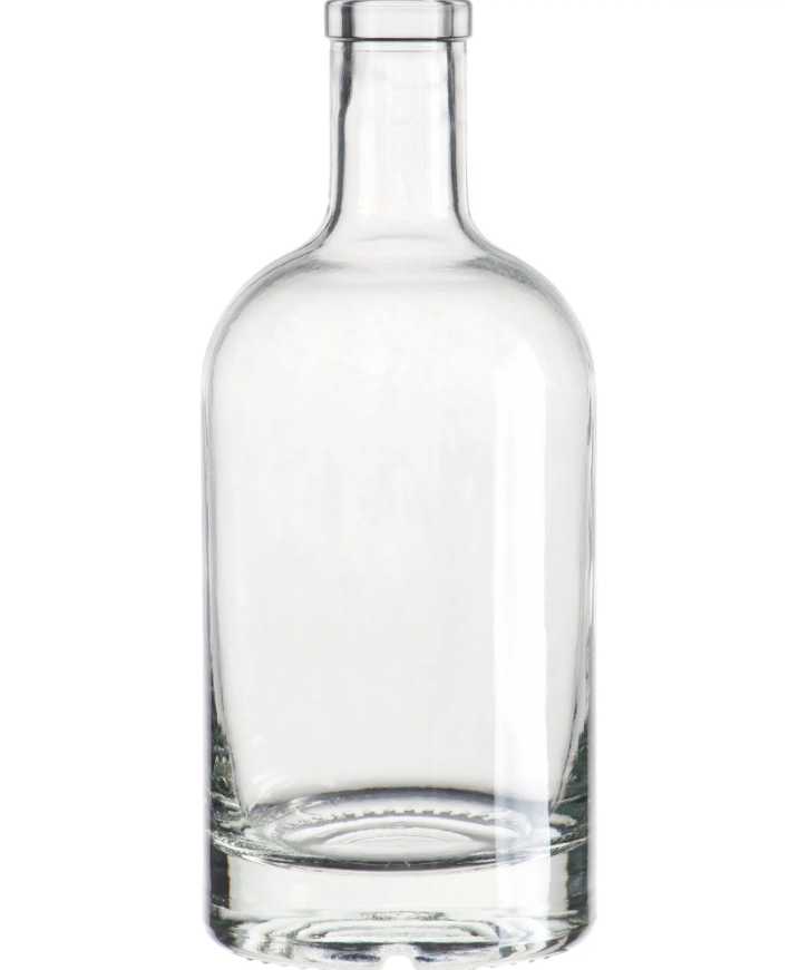750ml Glass Spirit Bottle with Gold Synthetic Cork Lid & ... UBREW4U