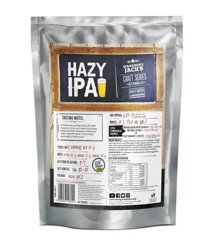 Mangrove Jack's Craft Series Hazy IPA (LE) - 2.5kg UBREW4U