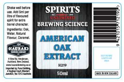 American White Oak Extract 50ml UBREW4U