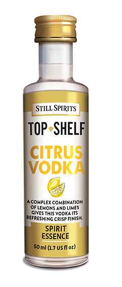 Still Spirits Top Shelf Citrus Vodka 50ml UBREW4U