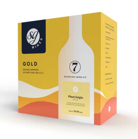 SG Wines Gold 30 bottle Pinot Grigio UBREW4U