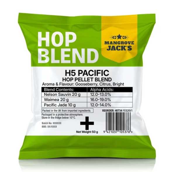 MJ H5 Pacific Hops 50g UBREW4U