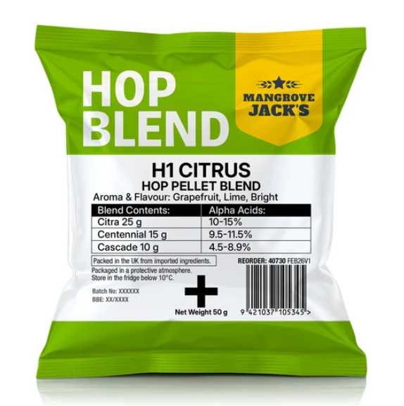 MJ H1 Citrus Hops 50g UBREW4U
