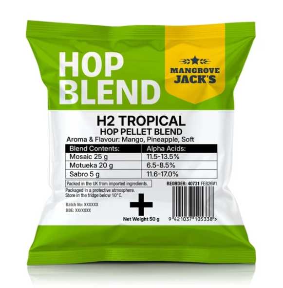 MJ H2 Tropical Hops 50g UBREW4U