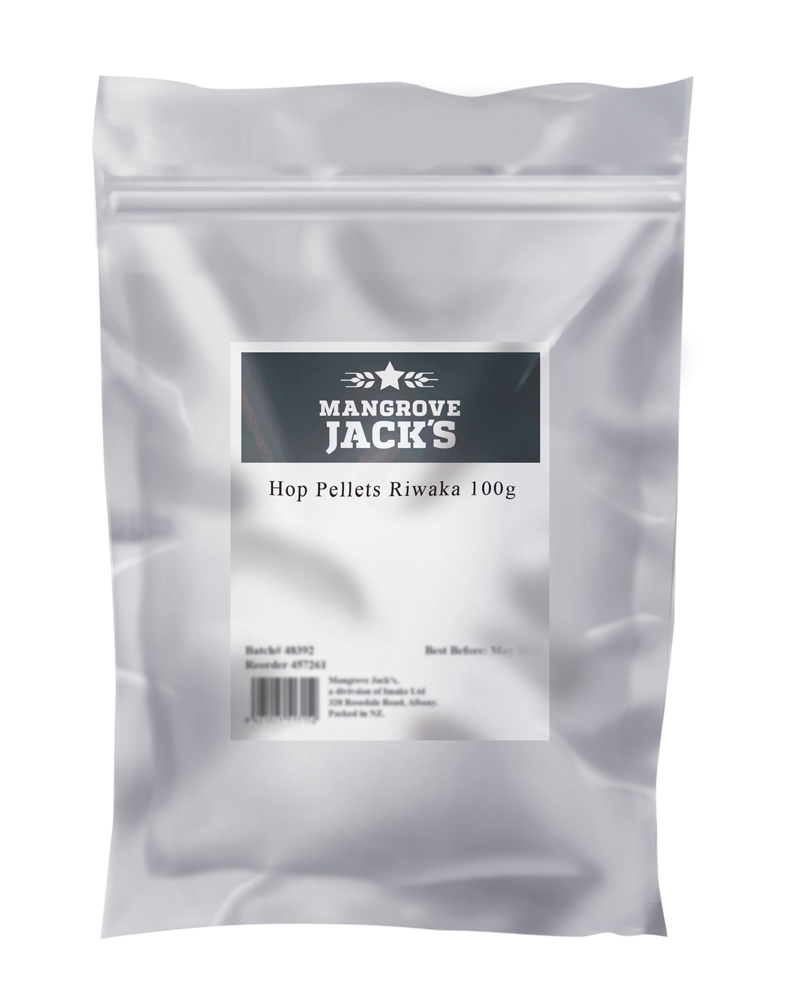 Mangrove Jack's Hop Pellets Riwaka (100g) UBREW4U