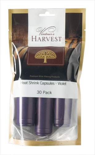 Vintner's Harvest Heat Shrink Capsules - Violet x30 UBREW4U
