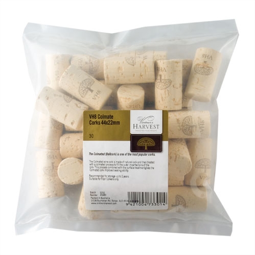 Vintner's Harvest VH8 Colmate Corks 44x22mm, Bag 30 UBREW4U