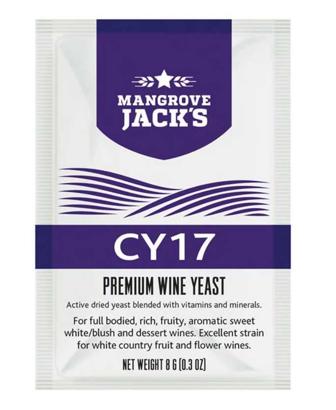 Mangrove Jack's Wine Yeast CY17 8g UBREW4U