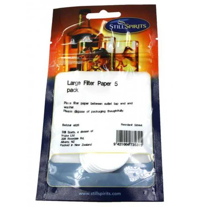 Still Spirits Large Filter Paper, 5 Pack UBREW4U