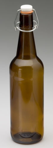 Mangrove Jack's Amber Flip Top Bottle 750ml - Case 12 UBREW4U