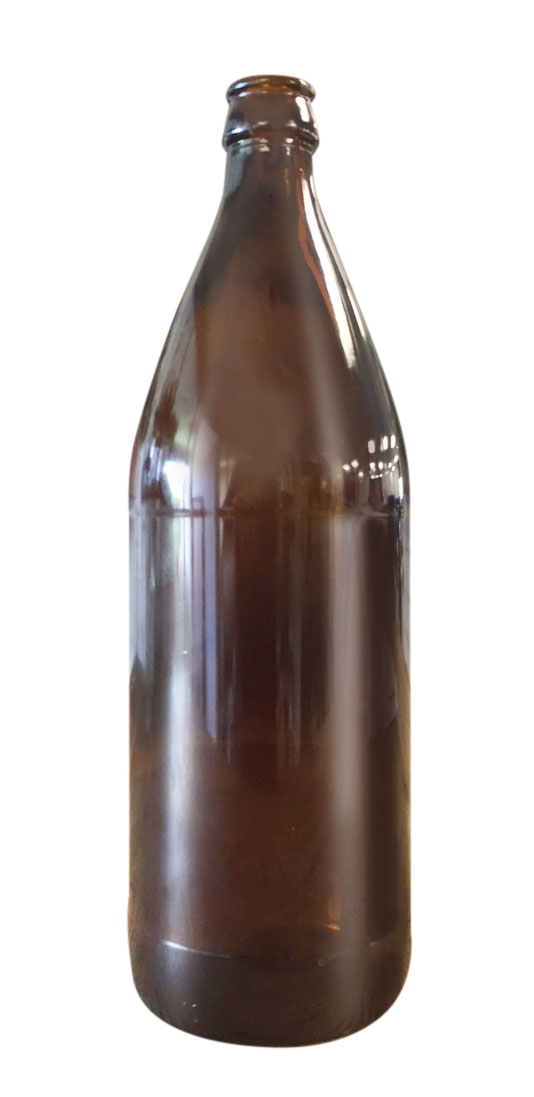 Beer Bottle - Amber 750ml Glass, ctn 12 UBREW4U