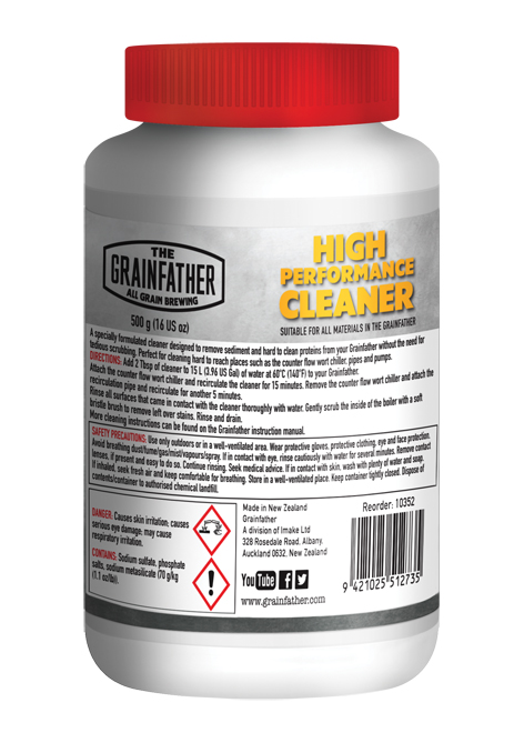 Grainfather High Performance Cleaner (500g) UBREW4U