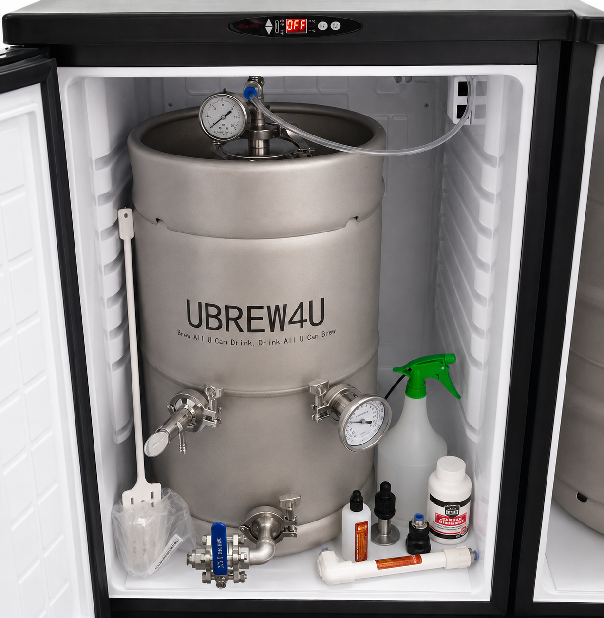 UBREW4U Kegerator 50L Pressure Brewing System